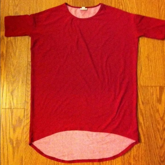 LuLaRoe IRMA Dark Red XXS - Picture 1 of 2